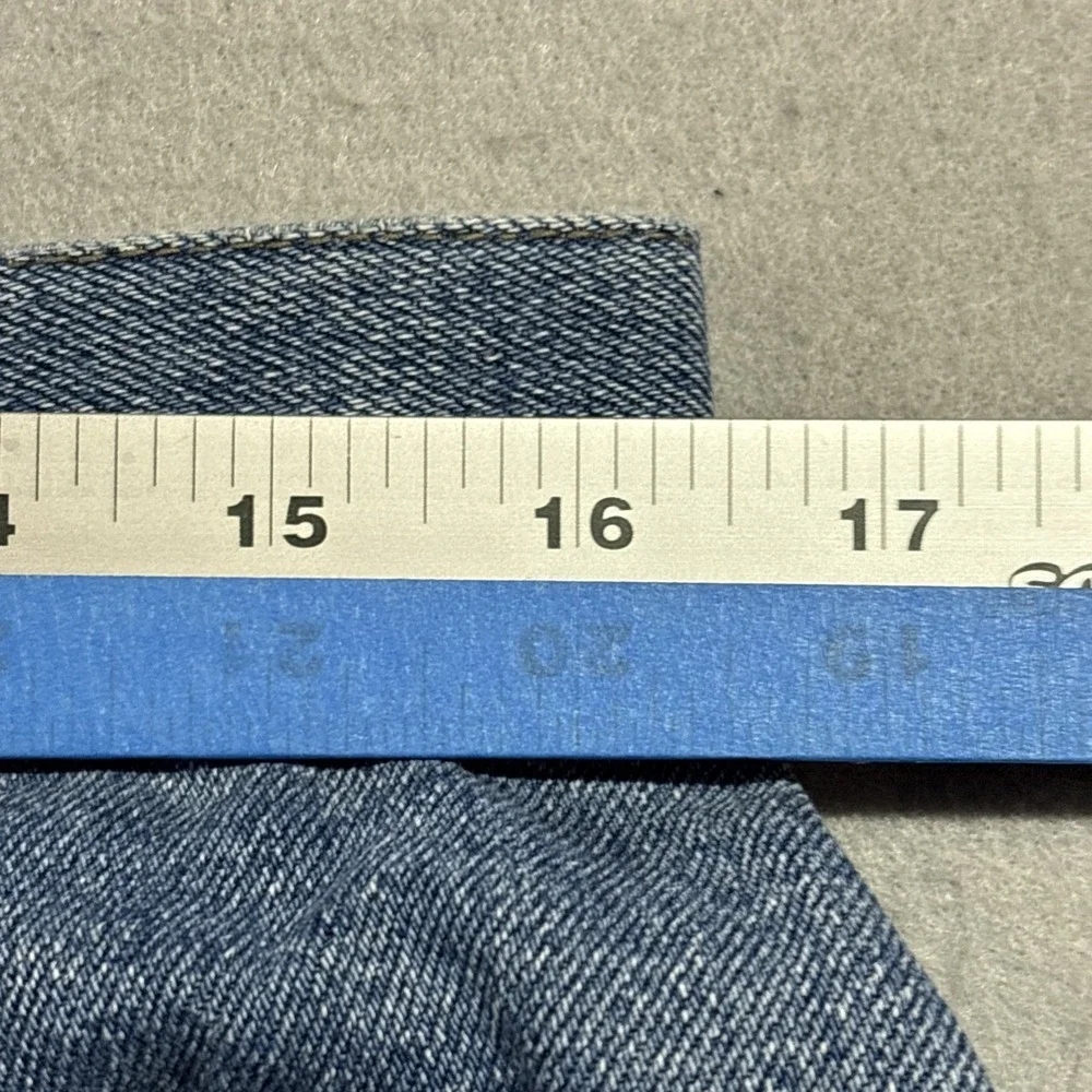 Vintage Y2K Department of Youth Denim Long Skirt Size 16 "We Got The Power" - Picture 9 of 10
